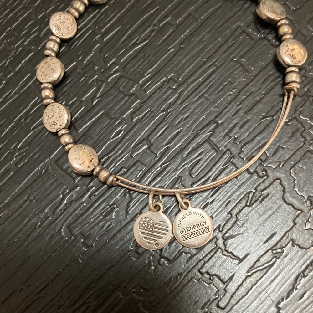 Alex and Ani Silver Beaded Bracelet - Picture 2 of 9